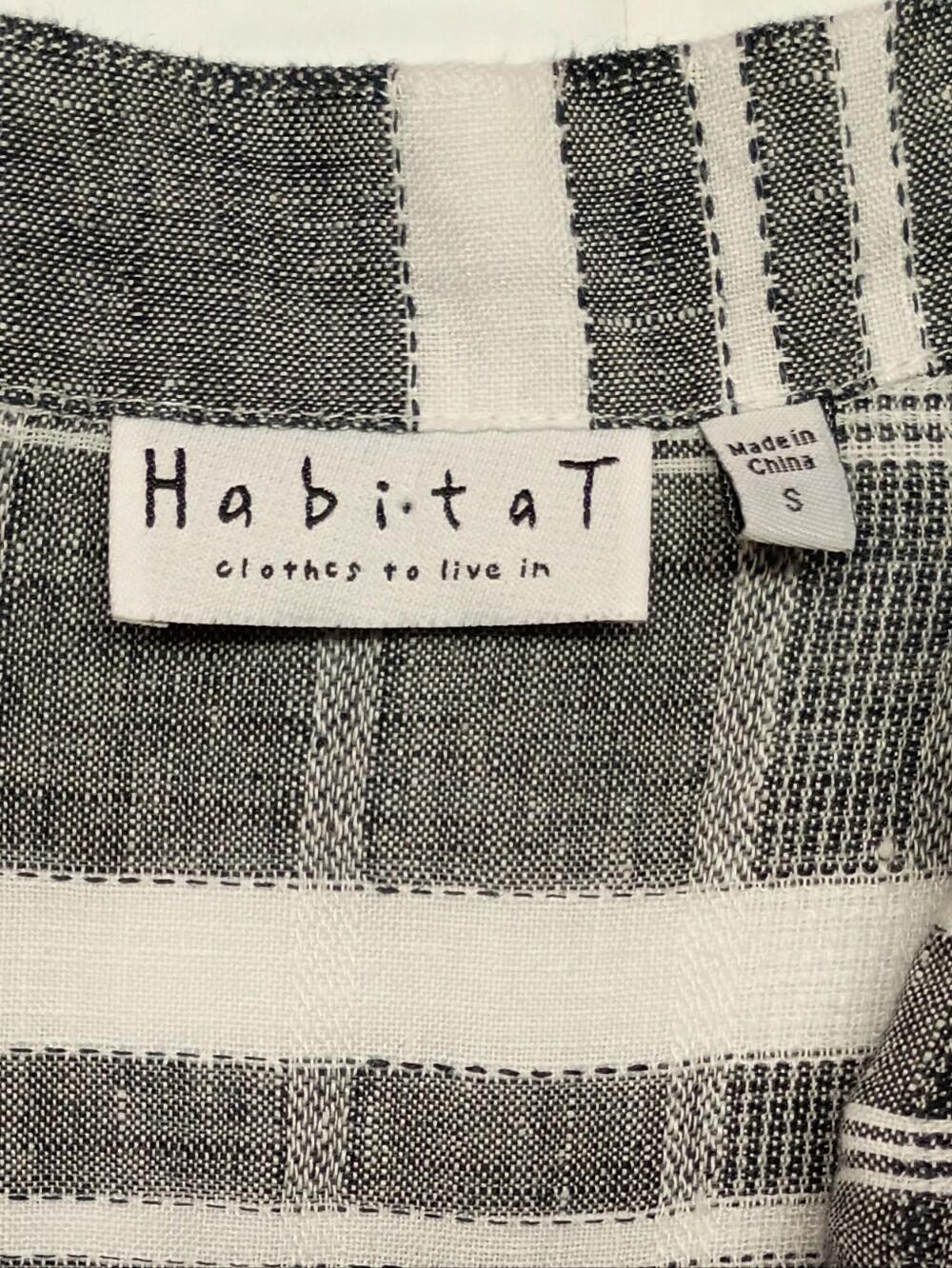 Linen Striped Button-Down Shirt - Picture 6 of 11